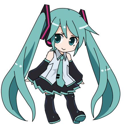 Hatsune Miku dancing